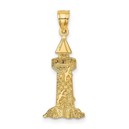 14k gelbgold leuchtturm mit - 14k,