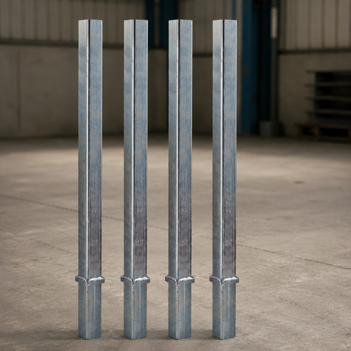 Rungen heckcontainer mulde - 4x,