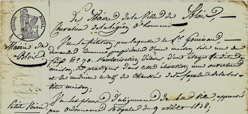 1843 der bürgermeister blois - der,