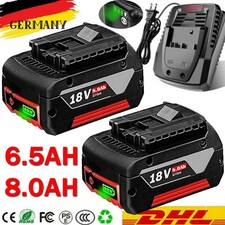 2X 8,0Ah Für Bosch Original 18V BAT609 Akku Professional GBA GSR BAT618 BAT620