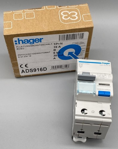 Hager schalter ads916d - hager, fi/ls-schalter