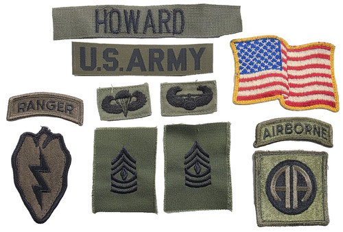 Army patch set bdu - 11,