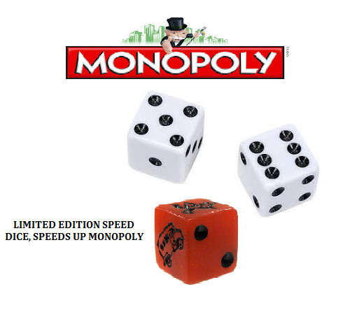 Monopoly mega speed würfel - würfel, x3