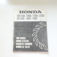 HONDA EM EB 1500 1800 1900 2200 Generator Stromerzeuger Werkstatthandbuch A9851