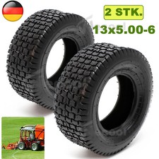 2Stk. Reifenmantel Aufsitzmäher 13x5.00-6 Reifendecke Rasentraktor Mantel Reifen