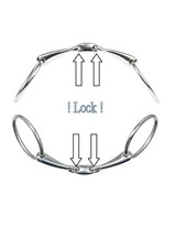 JA-Horse Comfort-lock 14mm10.5/11.5/12.5/13.5cm Wassertrense gebiss pferd soft 
