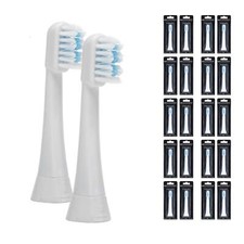 20x Megasonex Bürstenköpfe zick zack - medium