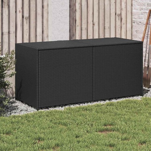 Gartentruhe schwarz 283l poly - 283l,