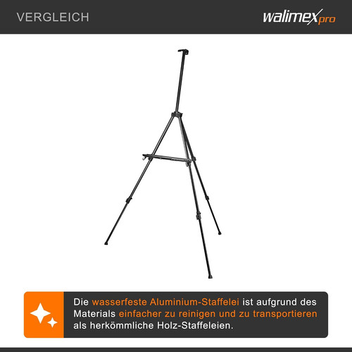 Walimex pro staffelei 165 - pro, 50-165