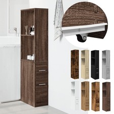 Schmal Badschrank mit Rollen