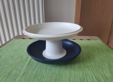 Vintage Tupperware Noblesse Etagere Servier Schale mit Deckel Pilz Ø 18cm