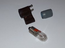 1 Skalenlämpchen Osram 7V 0,3A mit Fassung und Schutz aus Grundig Concert-Boy 57
