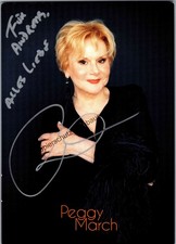 Original Autogramm Peggy March /// Autogramm Autograph signiert signed si 318494