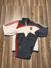 Adidas Benifca Lissabon Tracksuit Trainingsanzug Größe S Grau Top Zustand WieNeu