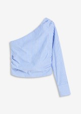 Bluse im Streifen-Dessin Gr