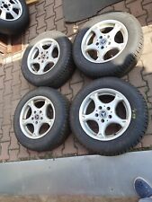 4x stück MERCEDES-BENZ W124/201/202/210/208/209 ALUFELGEN  M+S Allwetterreifen 