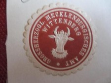 Siegelmarke amt - -,