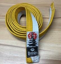 Gürtel gelb weiß, Ju Jutsu, Taekwondo, Karate, Judo, 280 cm