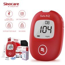 Sinocare Safe AQ Smart Diabetes Messgerät Set Blutzuckermessgerät Teststreifen