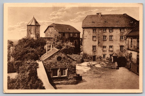 Burghotel schloß waldeck - ak,