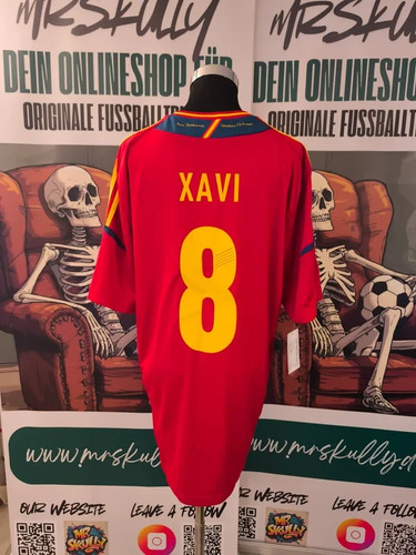 Spanien heimtrikot xavi - xavi, #8