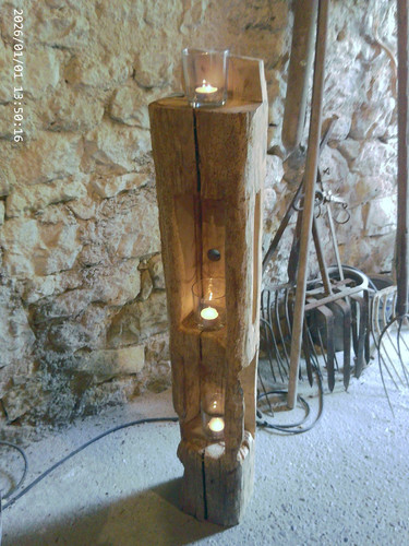 Windlicht unikat aus altem - aus,
