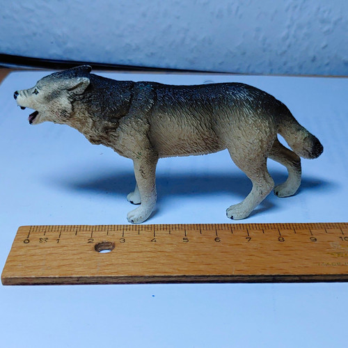 Wolf kunststoff figur - wolf, kunststoff-figur