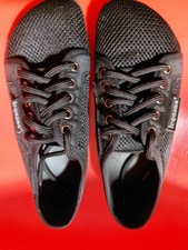 LEGUANO Aktiv lavaschwarz  Barfußschuhe leichter Sneaker Unisex Damen Herren, 37