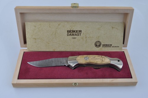 Böker damast jahresmesser - damast,