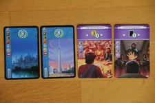 7 Seven Wonders, Erweiterung 4 Promokarten "CN Tower", "Taj Mahal", 2 "Gilden"
