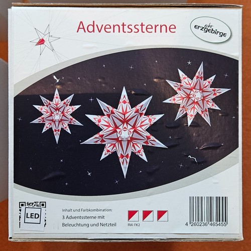 Marienberger adventssterne 3er - adventssterne,