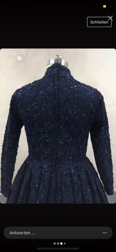 Blaues brautkleid