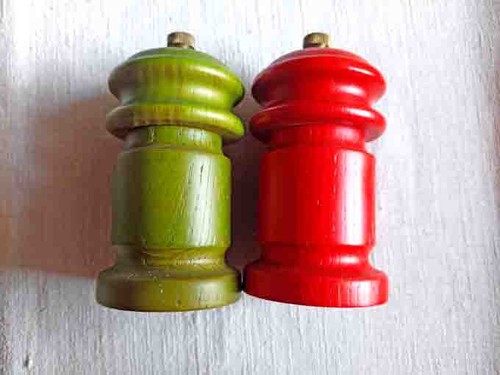 Pfeffermühlen rot grün - pfeffermühlen, 2