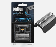 Original Braun 51B WaterFlex Scherkopf + Folienschereinheit  Rasierer Schwarz