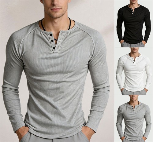 Herren langarmshirt mit - herren,