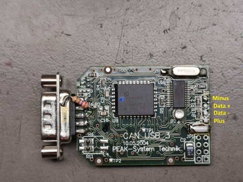 Pcan usb von - von, system