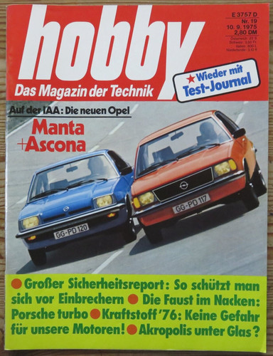 Hobby iaa opel ascona - iaa:,