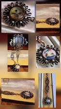 Chatelaine silber uhrenkette - silber,