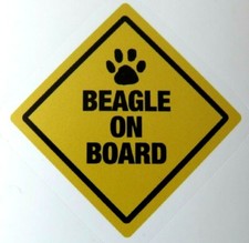 BEAGLE ON BOARD Aufkleber