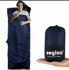 Hüttenschlafsack blau 190 g