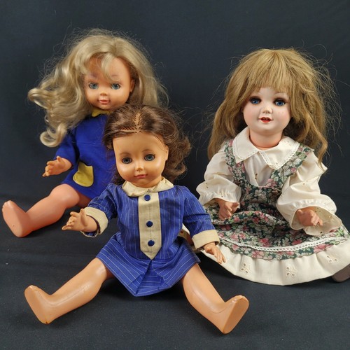 Tolle vintage puppen 48cm 2x - tolle,
