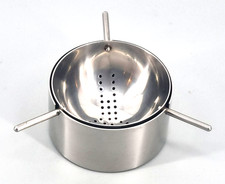 Stelton Edelstahl Teesieb Arne Jacobsen Cylinda Line Danish Design (AP)