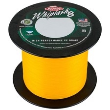155m BERKLEY "Whiplash 8 Gelb" Ø 0,08mm - 12,9kg Rest geflochtene Angelschnur