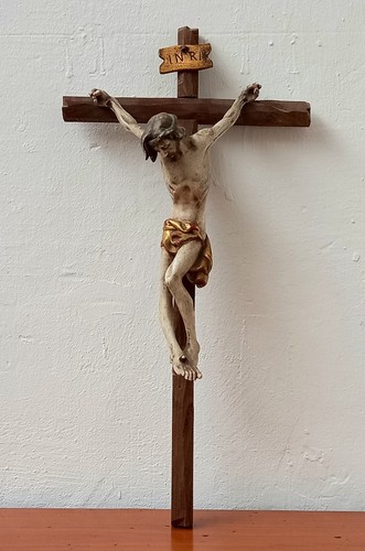 Kruzifix antik kreuz holz - kreuz,
