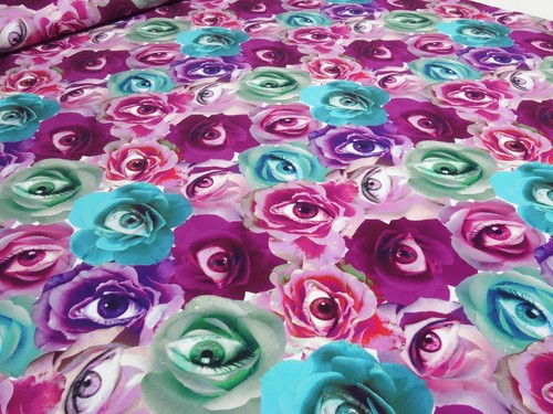 Stoff baumwolle jersey rosen - jersey,