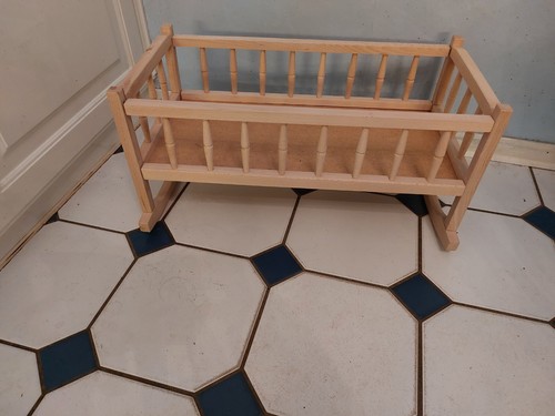 Puppenwiege puppenbett holz - puppenwiege,
