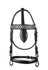 Fahrzaum Fahrkopfstück Fahrtrense ohne Scheuklappen Shetty Pony Cob WB Kaltblut