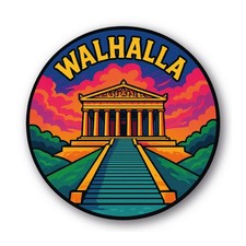 Walhalla Sticker Aufkleber mit