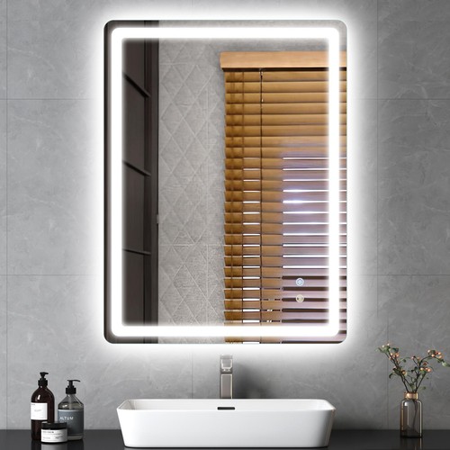 80cm led badspiegel - led, mit
