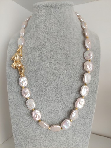 Naturperlen collier große - collier,